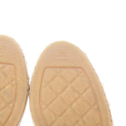 Chanel Mesh Grosgrain CC Espadrilles 36 Pink 6 of 9