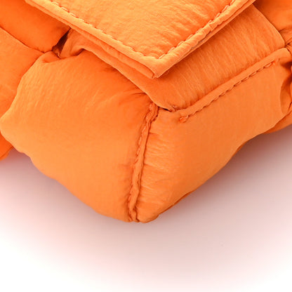 Bottega Veneta Nylon Intrecciato Padded Tech Mini Cassette Belt Bag Orange 10 of 12