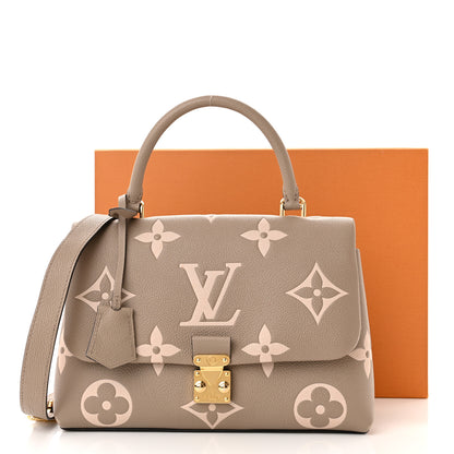 Louis Vuitton Empreinte Monogram Giant Madeleine MM Dove Grey Beige 12 of 12