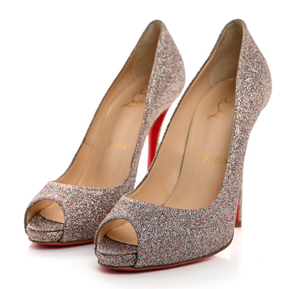 Christian Louboutin Glitter Emmanuelle 120 Pumps 37 Multicolor 3 of 8