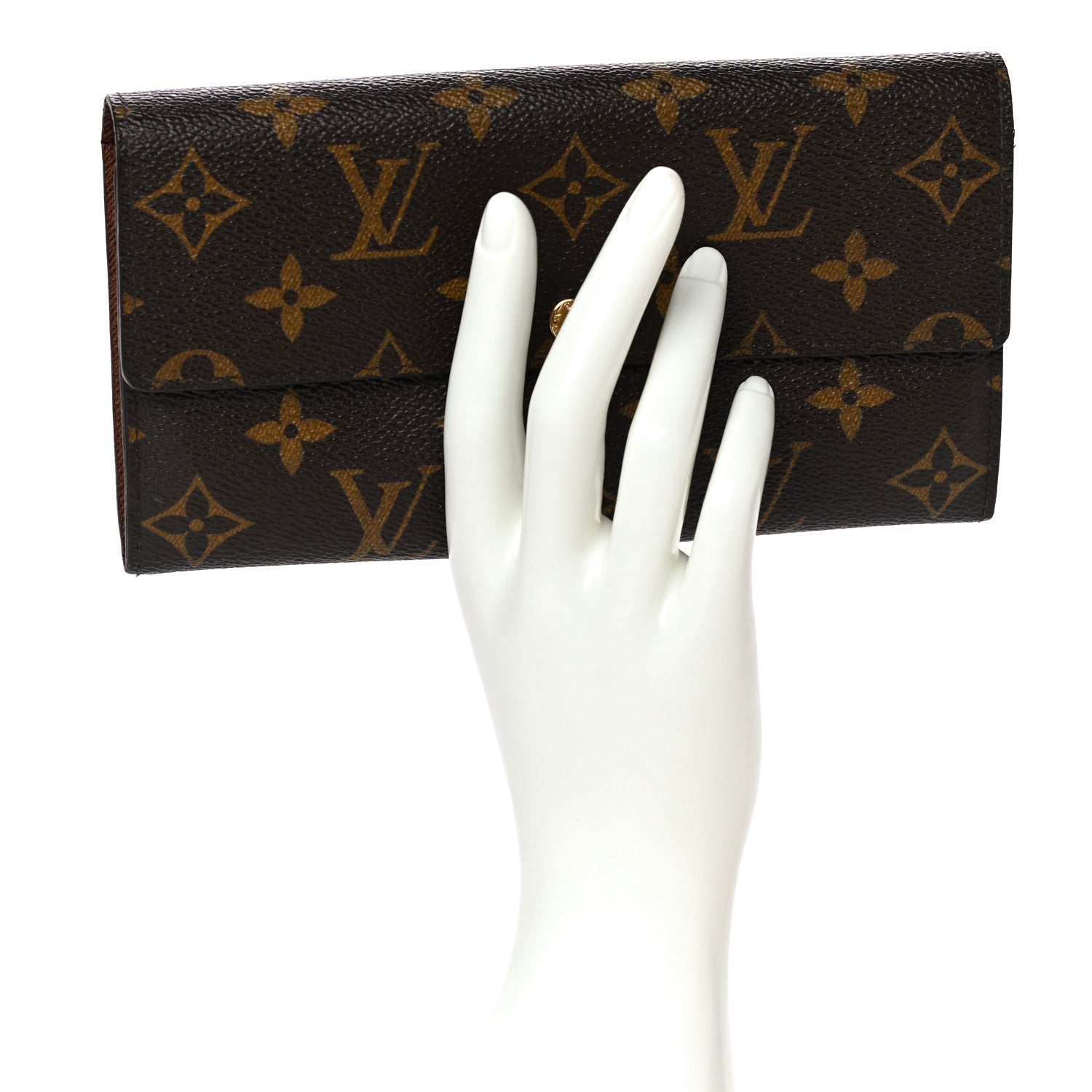 Louis Vuitton Monogram Sarah Wallet 2 of 13
