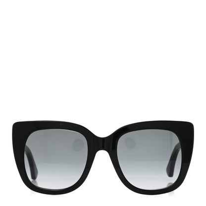Gucci Acetate Cat Eye GG0163/S Sunglasses Black 2 of 7