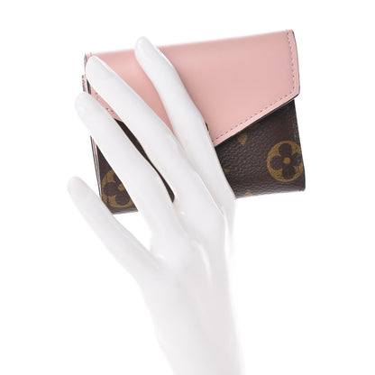 Louis Vuitton Monogram Zoe Wallet Rose Ballerine 2 of 8