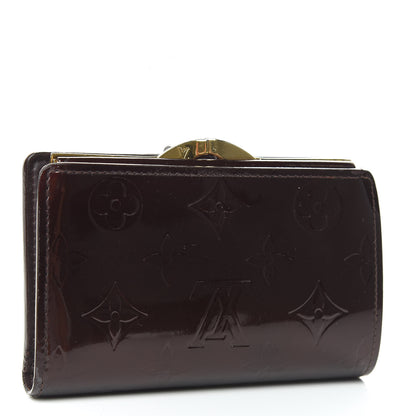 Louis Vuitton Vernis French Purse Wallet Amarante 3 of 10