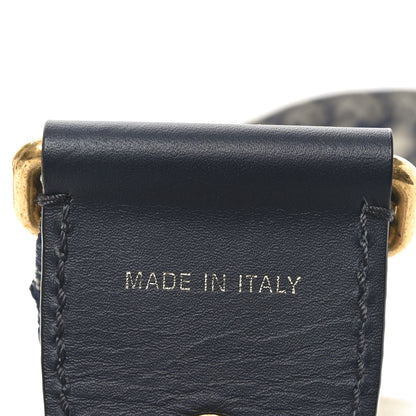Christian Dior Oblique Shoulder Strap Blue 4 of 4