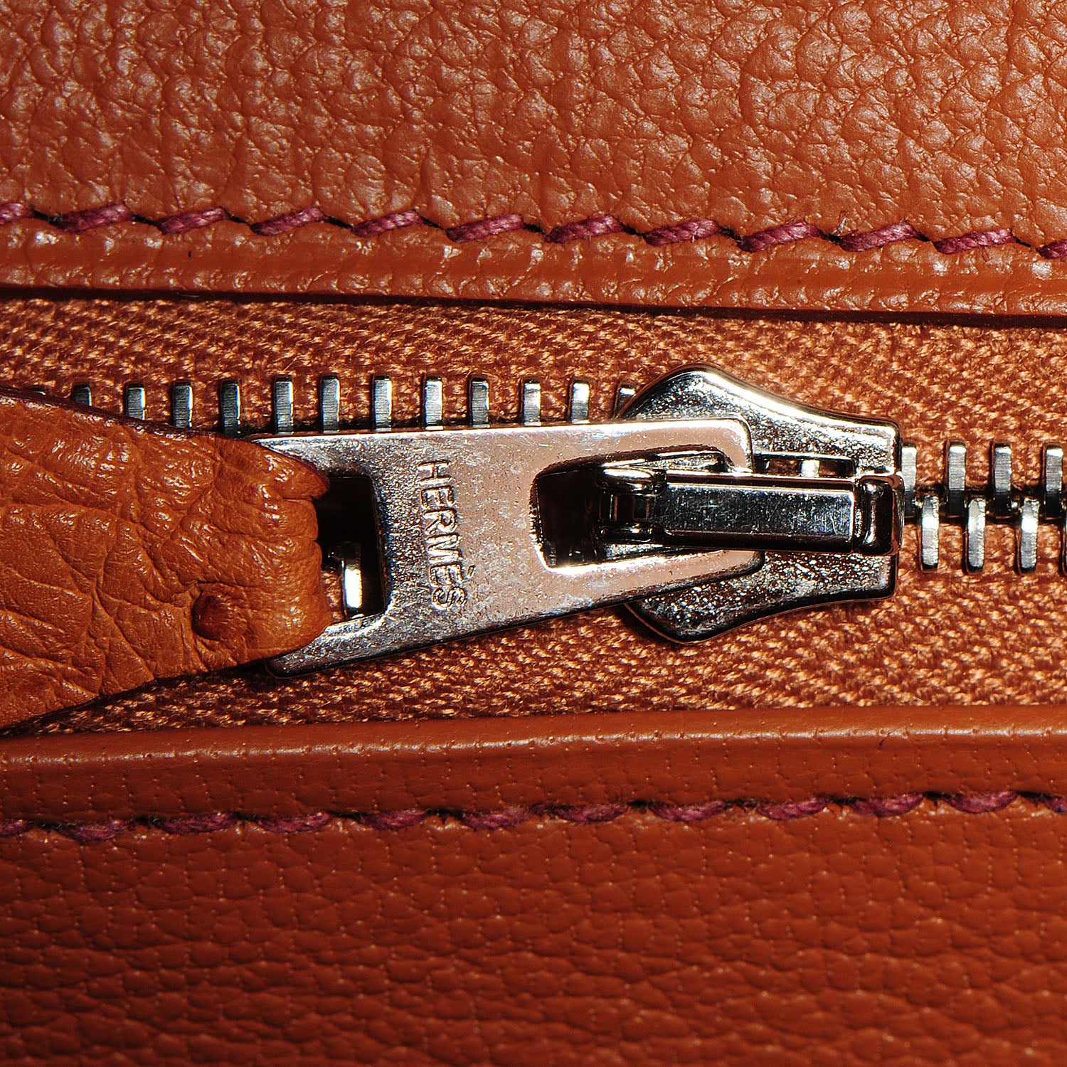 Hermes Ostrich Birkin 30 Cognac 22 of 29