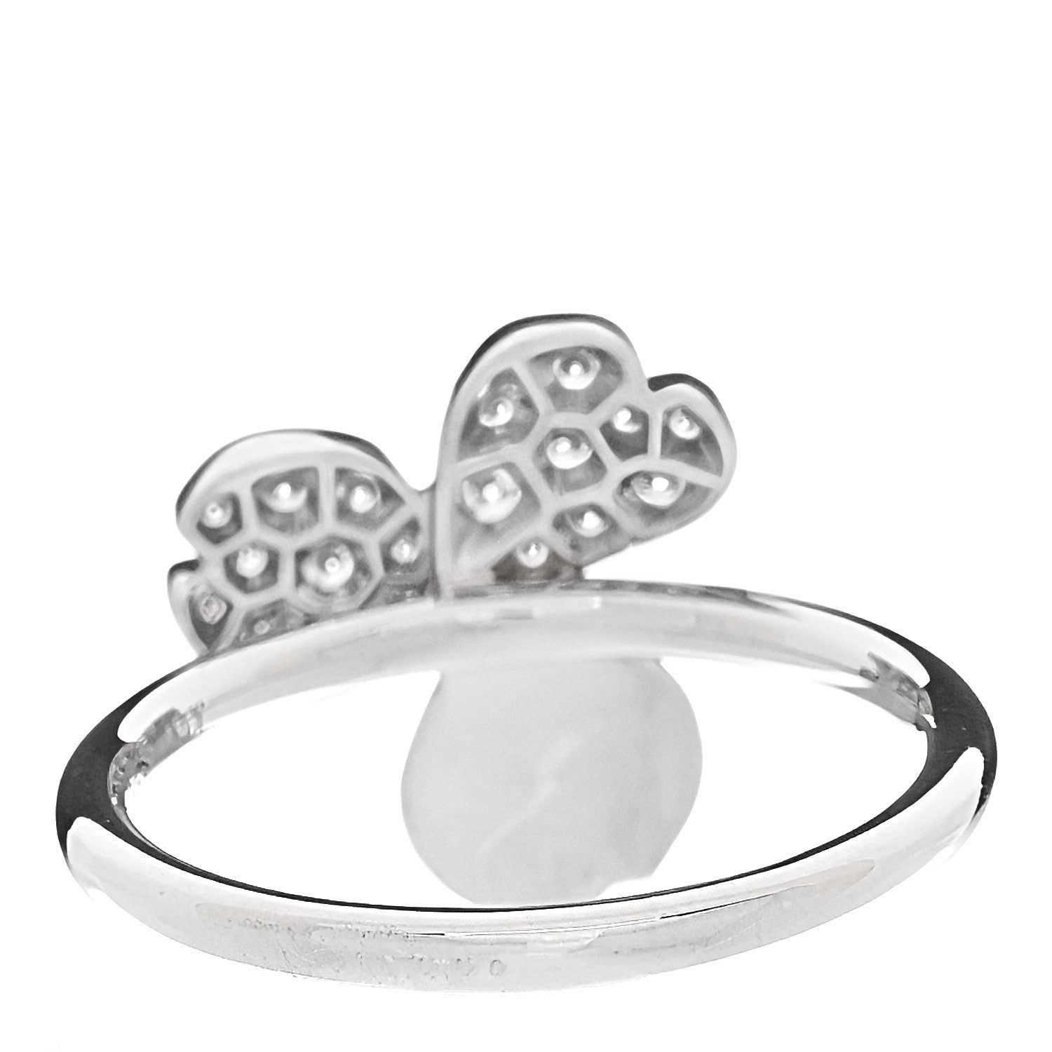 Tiffany Platinum Diamond Paper Flowers Ring 49 5 4 of 6