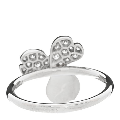 Tiffany Platinum Diamond Paper Flowers Ring 49 5 4 of 6