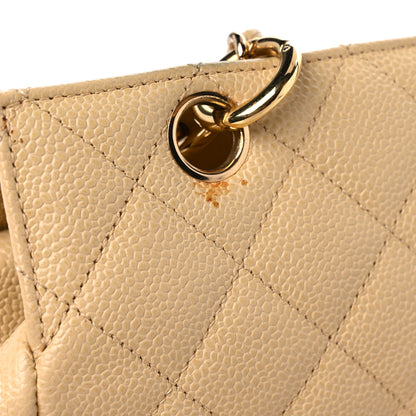 Chanel Caviar Quilted Petit Timeless Tote PTT Beige 17 of 24