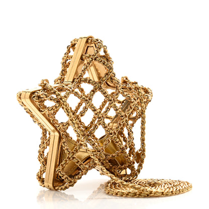 Chanel Metal CC Star Minaudiere Crossbody Gold 3 of 11