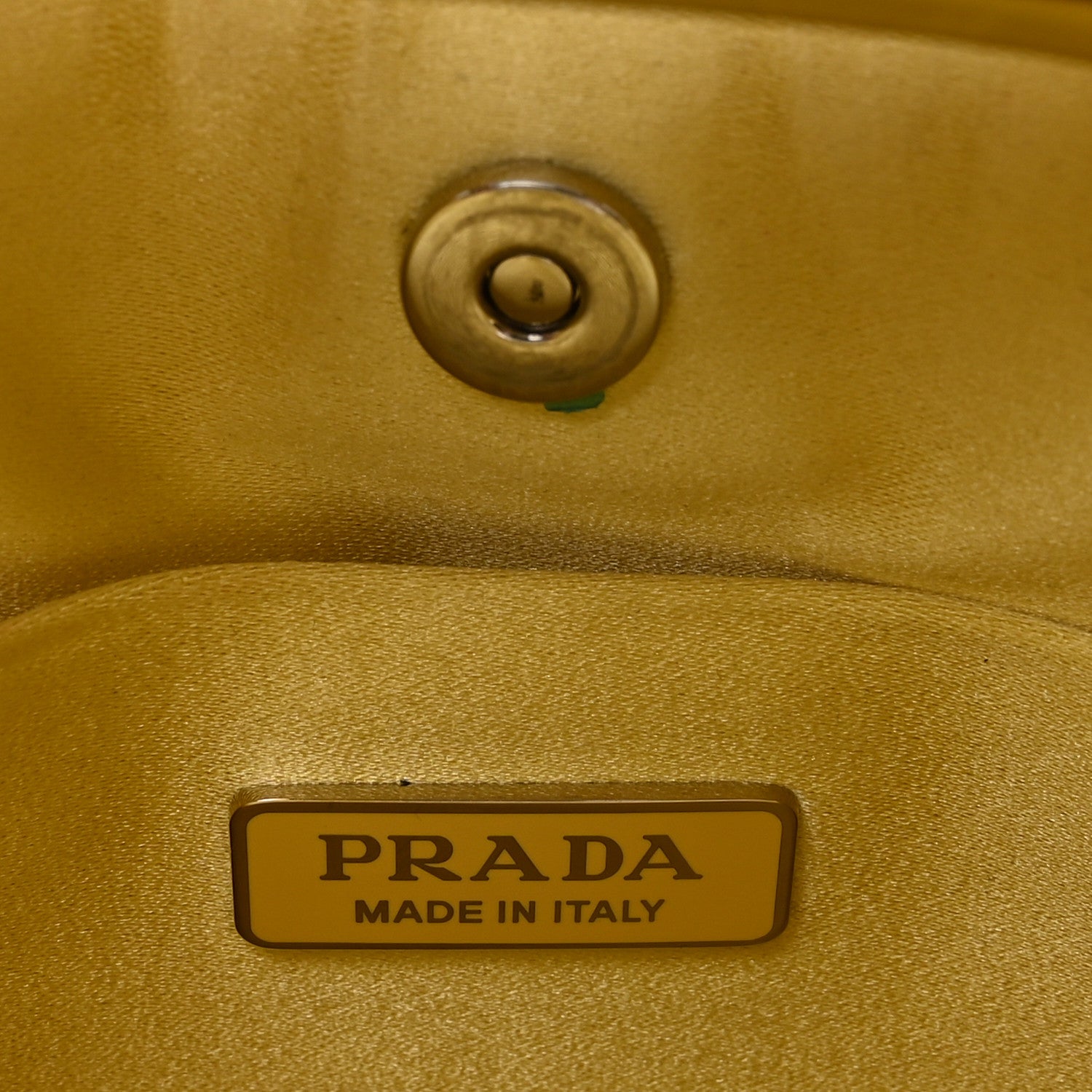 Prada Satin Crystal Cleo Adjustable Strap Shoulder Bag Ananas 5 of 9