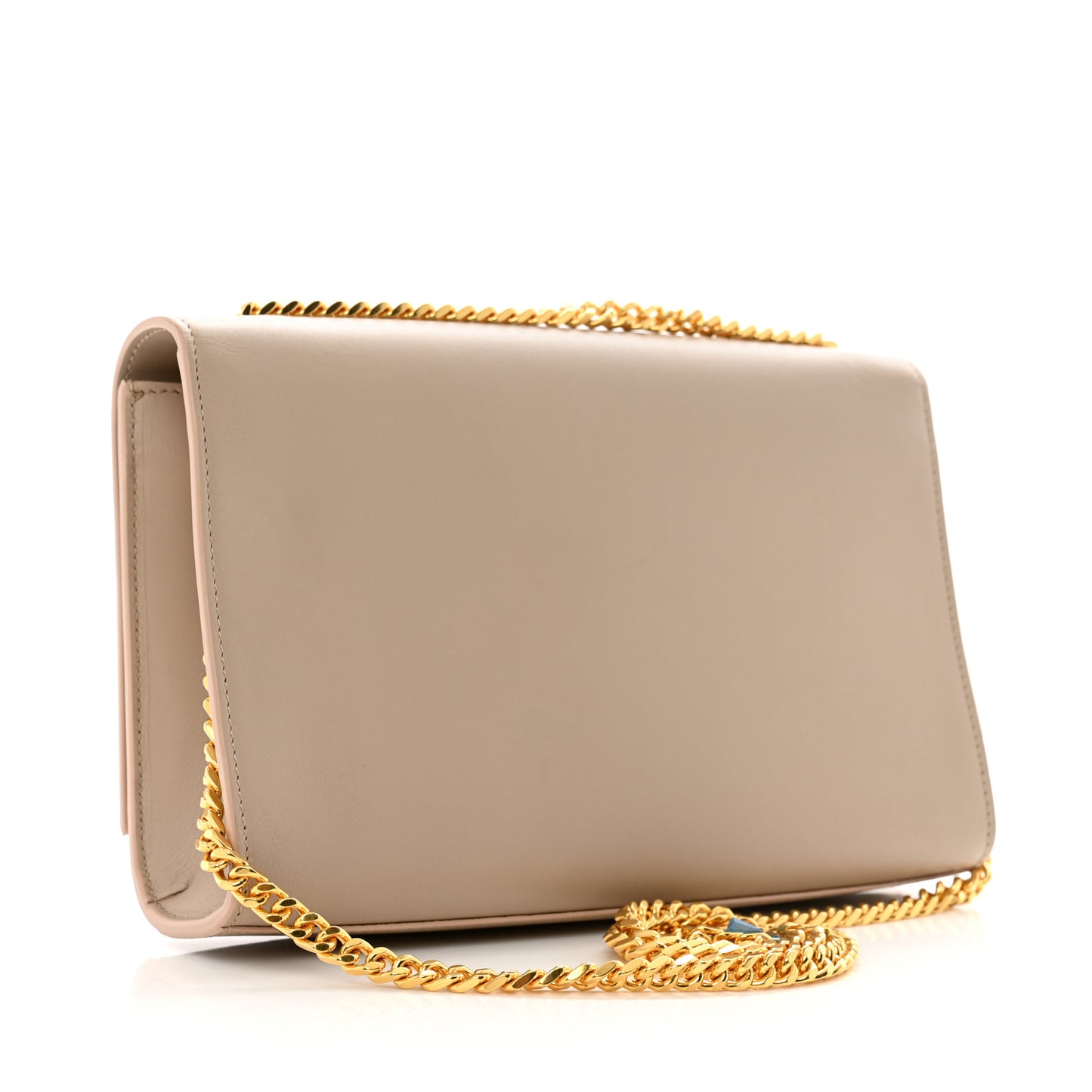 Smooth Calfskin Medium Classic Monogram Kate Tassel Satchel Light Natural