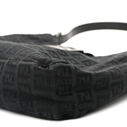 Fendi Zucchino Small Hobo Black 9 of 11