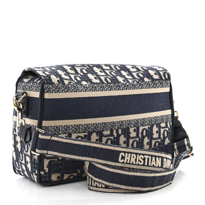 Christian Dior Oblique Small Diorcamp Messenger Blue 3 of 11