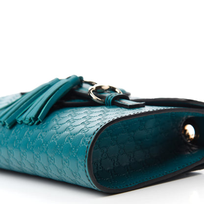 Gucci Microguccissima Mini Emily Shoulder Bag Deep Cobalt 7 of 10