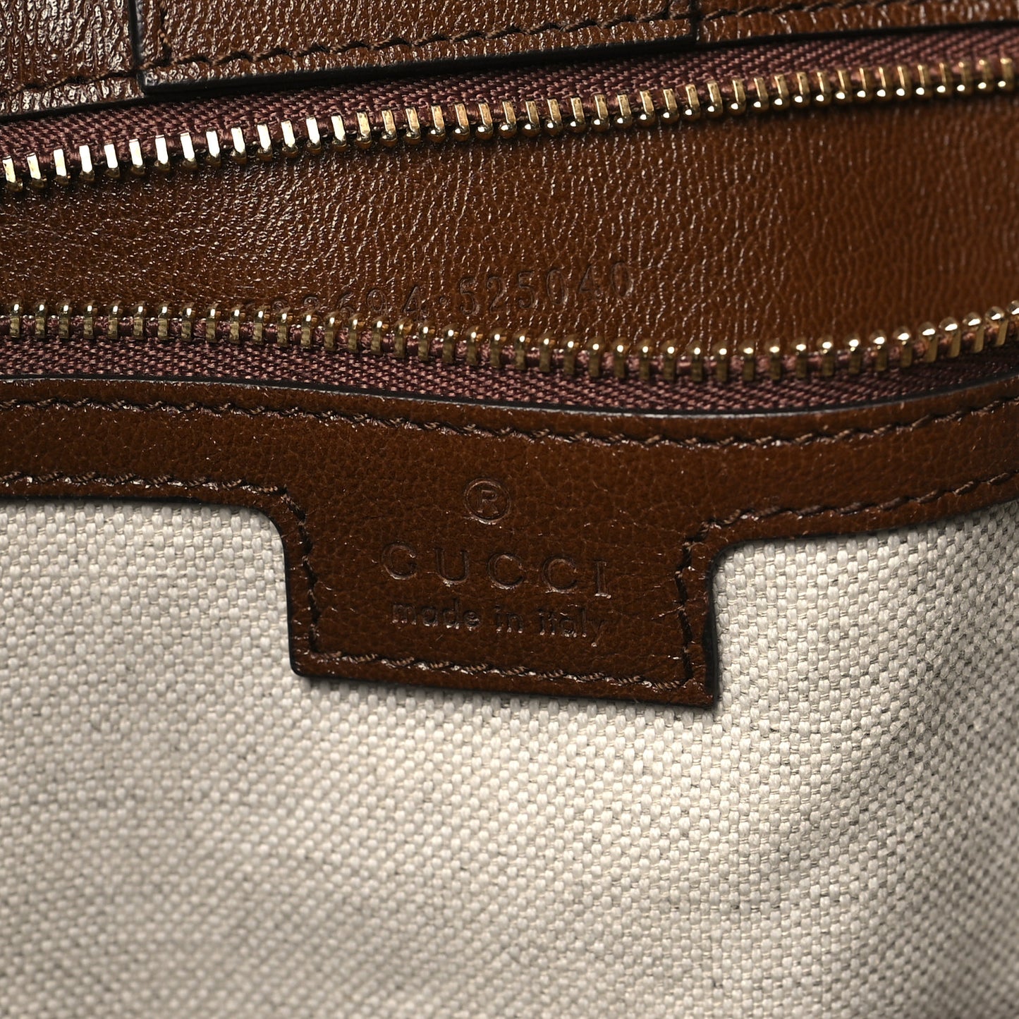 Monogram Horsebit 1955 Tote Bag Beige Brown Sugar