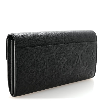 Louis Vuitton Empreinte Sarah Wallet NM Black 3 of 8