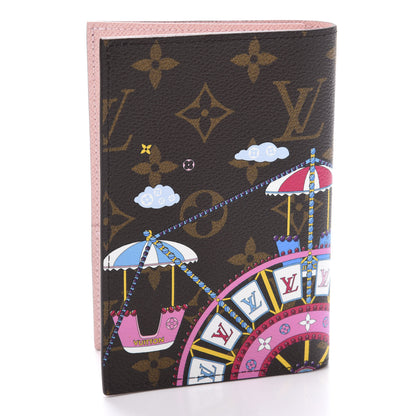 Louis Vuitton Monogram 2020 Christmas Animation Big Wheel Passport Cover Rose Ballerine 2 of 9
