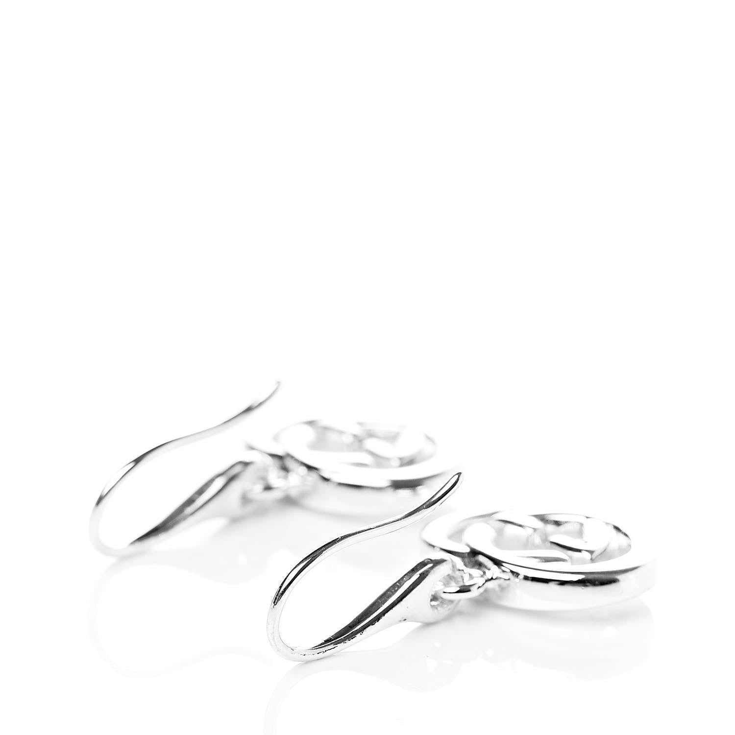 Gucci Sterling Silver Britt Drop Earrings 3 of 5