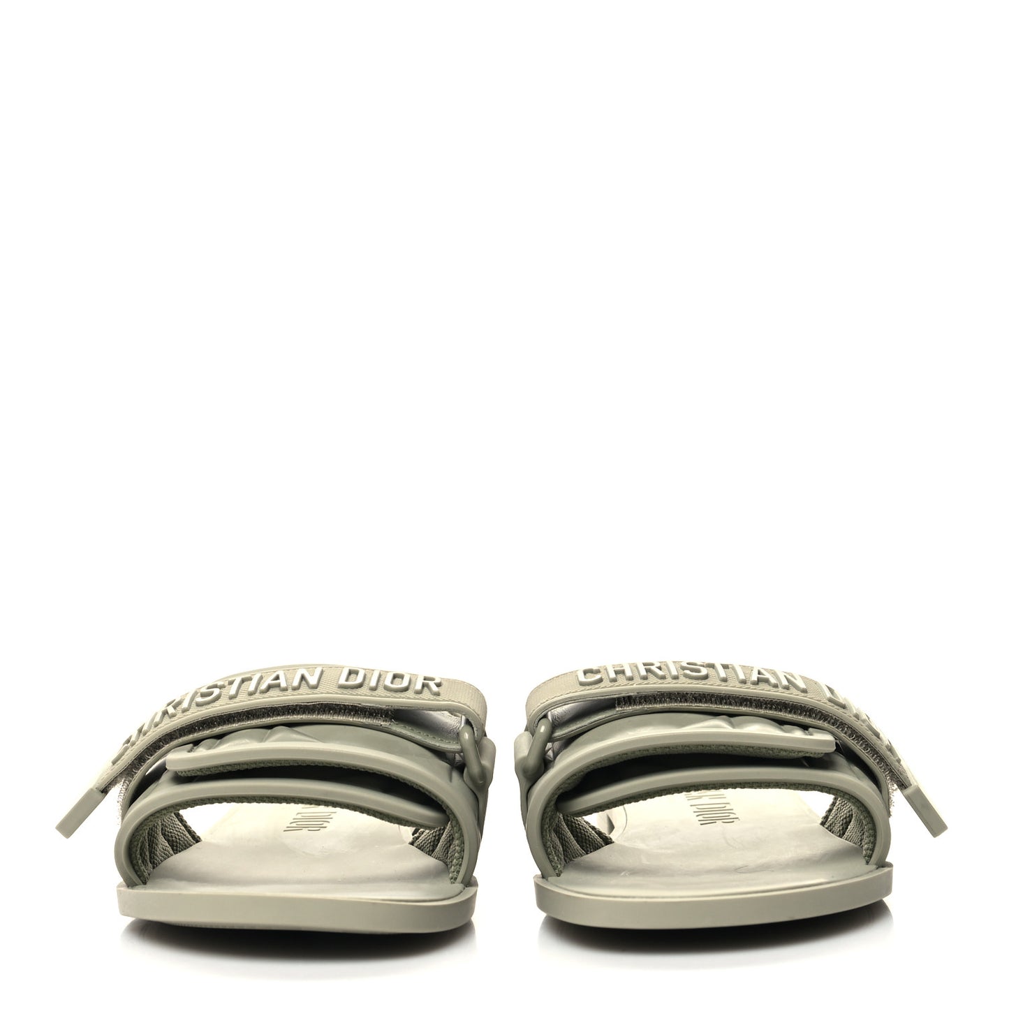 Rubber Macrocannage Dio(r)evolution Slide Sandals 36 Desert Shade