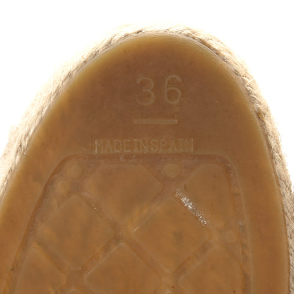 Chanel Lambskin CC Espadrilles 36 Black 7 of 11