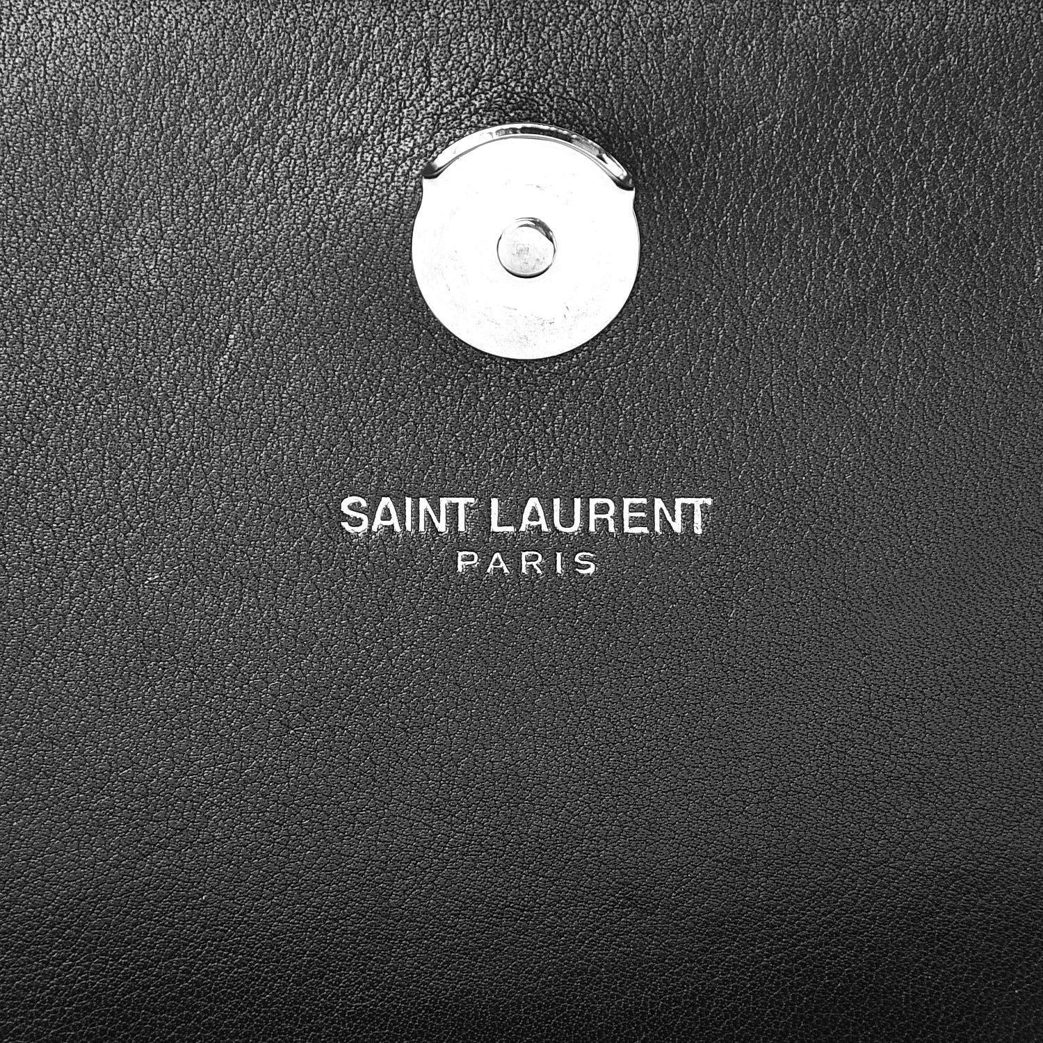 Saint Laurent Calfskin Studded Small Monogram Kate Satchel Black 7 of 7