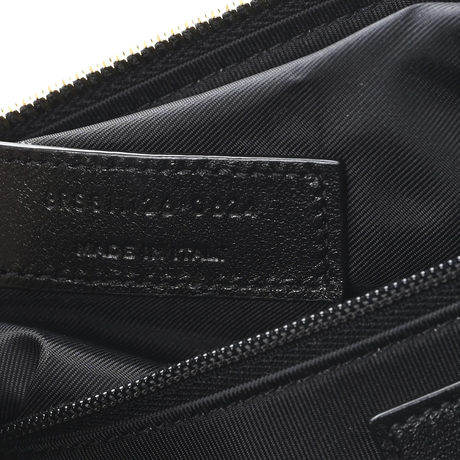 Saint Laurent Grained Lambskin Cosmetic Pouch Black 7 of 7