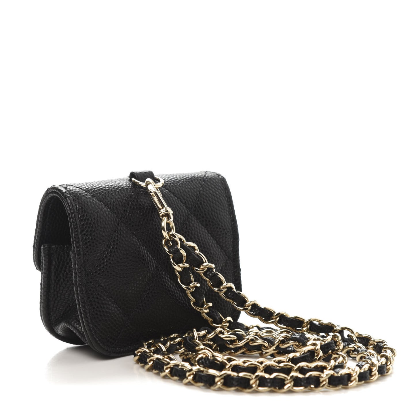 Caviar Quilted Airpods Pro Case Black