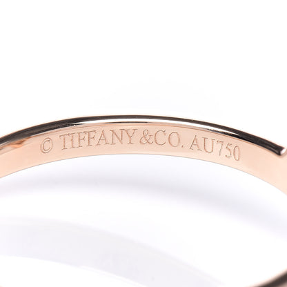 Tiffany 18K Rose Gold Diamond Hearts Ring 51 5.75 4 of 4