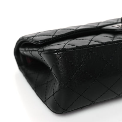 Chanel Aged Calfskin Quilted 2.55 Reissue 225 Flap Black 8 of 10