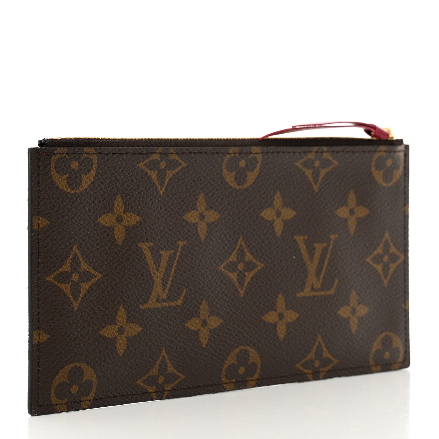 Louis Vuitton Monogram Felicie Chain Wallet Zippered Insert Fuchsia 3 of 6