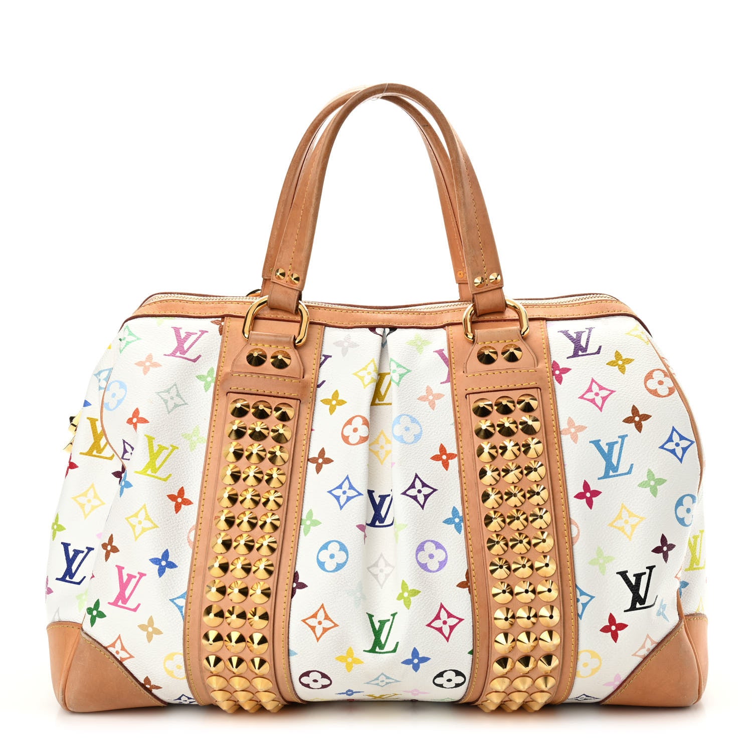 Louis Vuitton Monogram Multicolor Courtney GM White 1 of 15