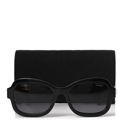 Chanel Acetate Chain Sunglasses 5465-Q Black 7 of 7