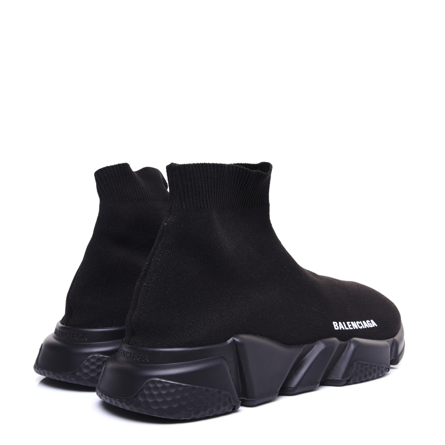 Neoprene Knit Mens Speed Sneakers 41 Black