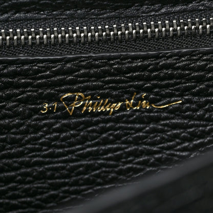 3.1 Phillip Lim Textured Calfskin Mini Whipstitch Pashli Satchel Black 6 of 8