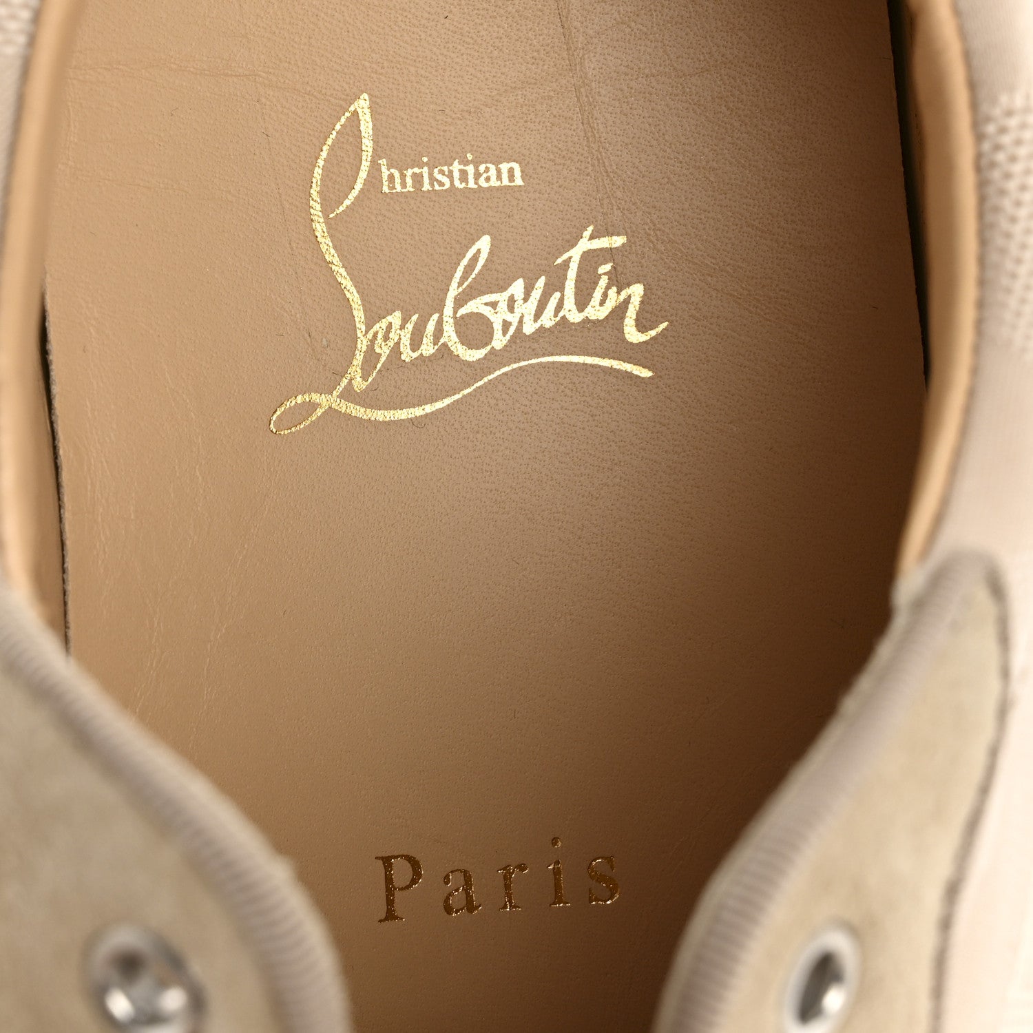 Christian Louboutin Camouflage Jacquard Seavaste 2 Orlato Flat Sneakers 43 Desert Silver 9 of 11