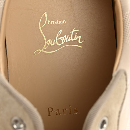 Christian Louboutin Camouflage Jacquard Seavaste 2 Orlato Flat Sneakers 43 Desert Silver 9 of 11