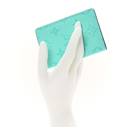 Louis Vuitton Taigarama Pocket Organizer NM Miami Green 2 of 8
