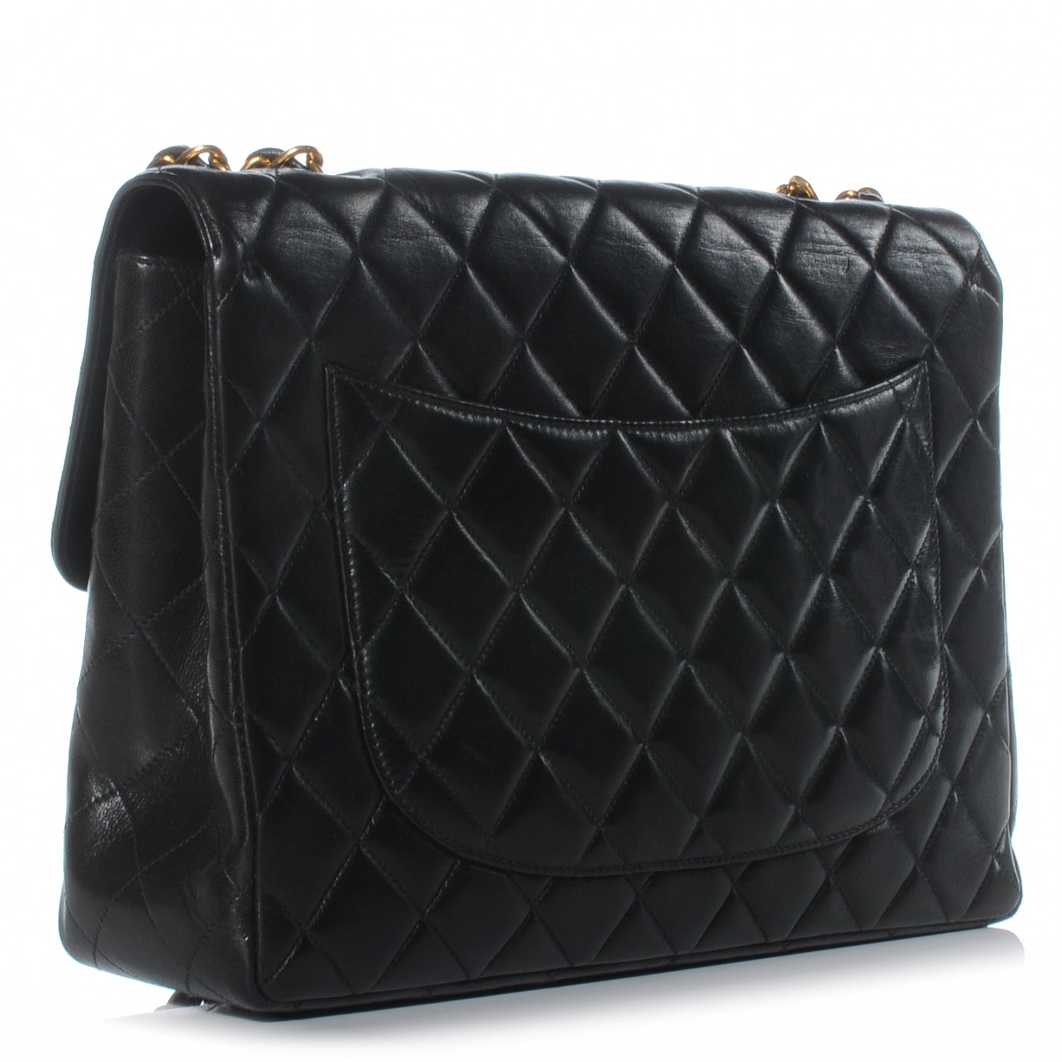 Chanel Lambskin Jumbo Flap Black 4 of 10