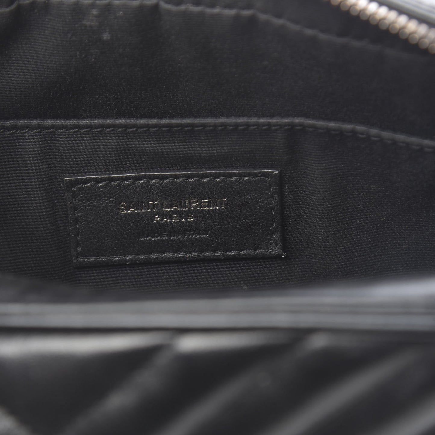Calfskin Matelasse Monogram Lou Camera Bag Black