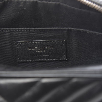 Saint Laurent Calfskin Matelasse Monogram Lou Camera Bag Black 6 of 15