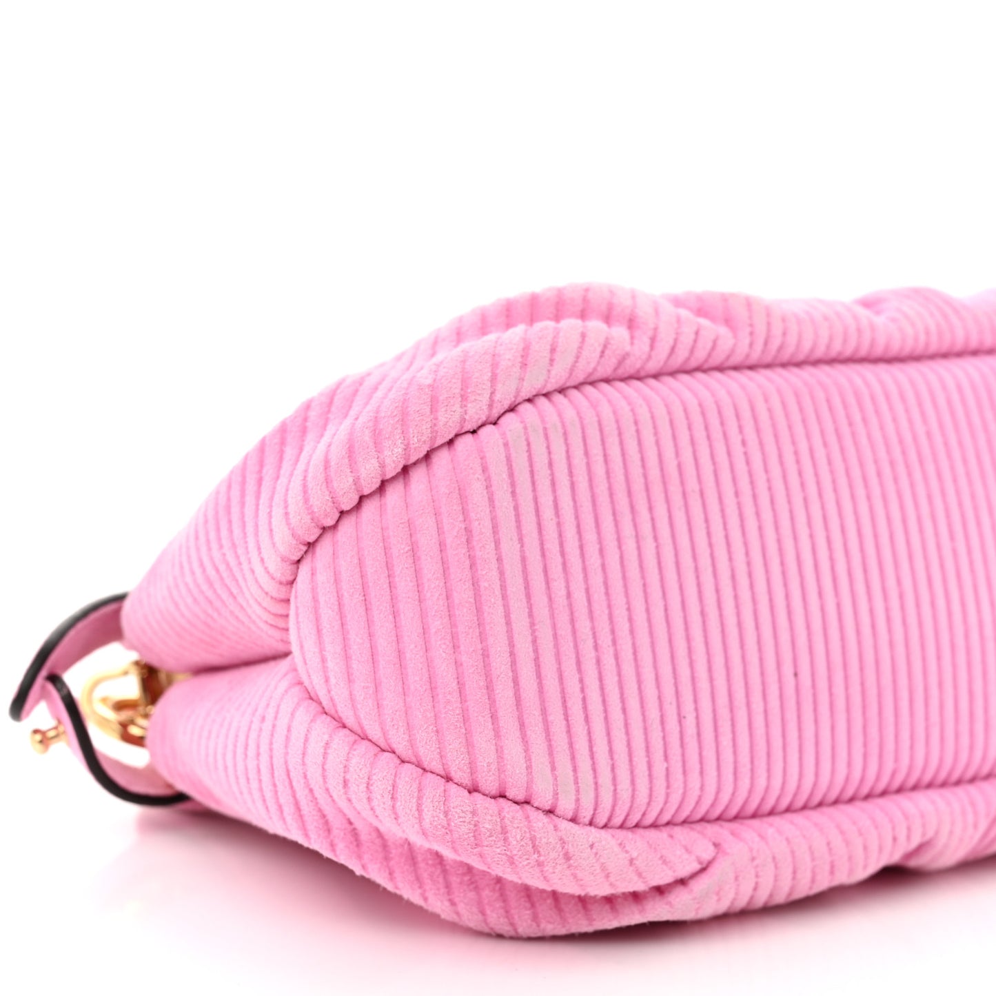 Camoscio Line Embossed Small Peekaboo Click Bag Lollypop