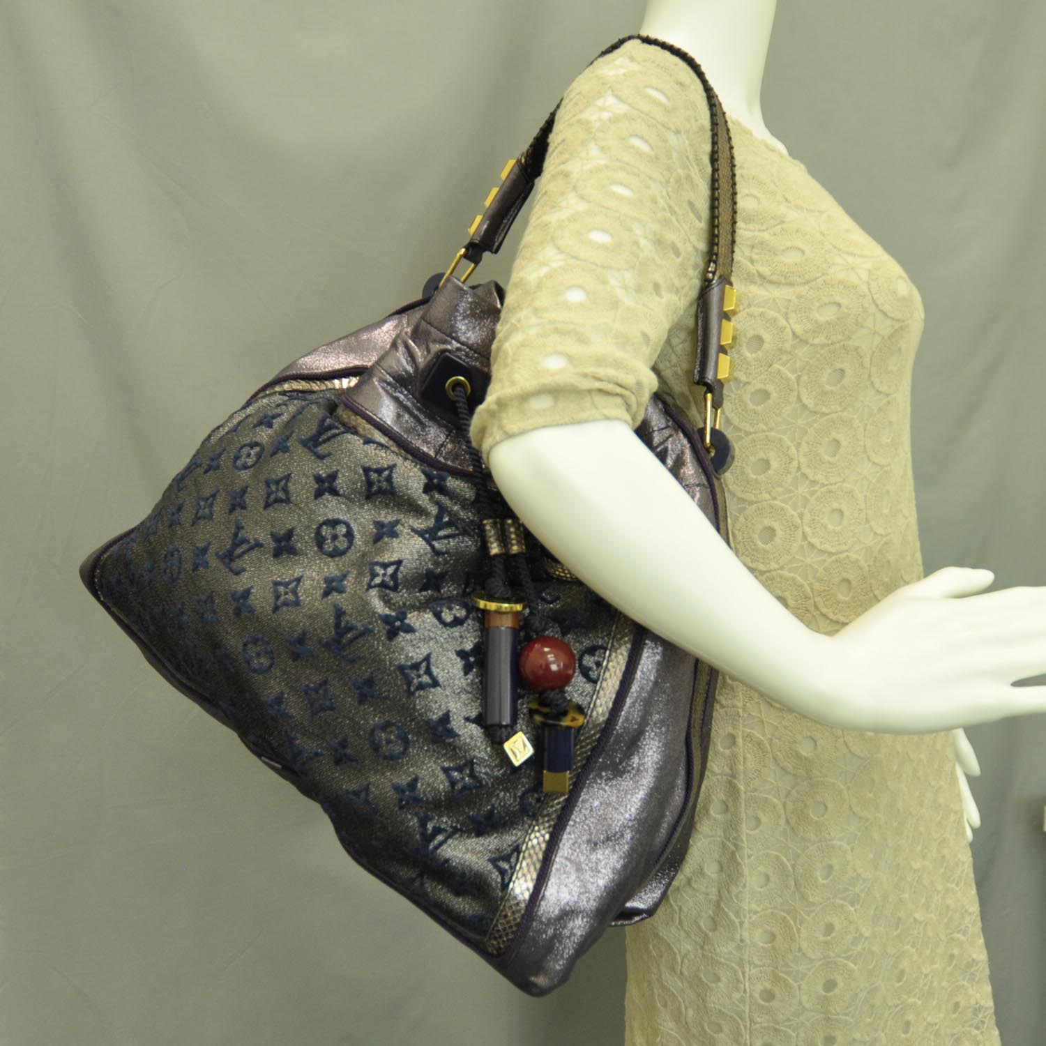Louis Vuitton Monogram Lurex Bluebird 2 of 11