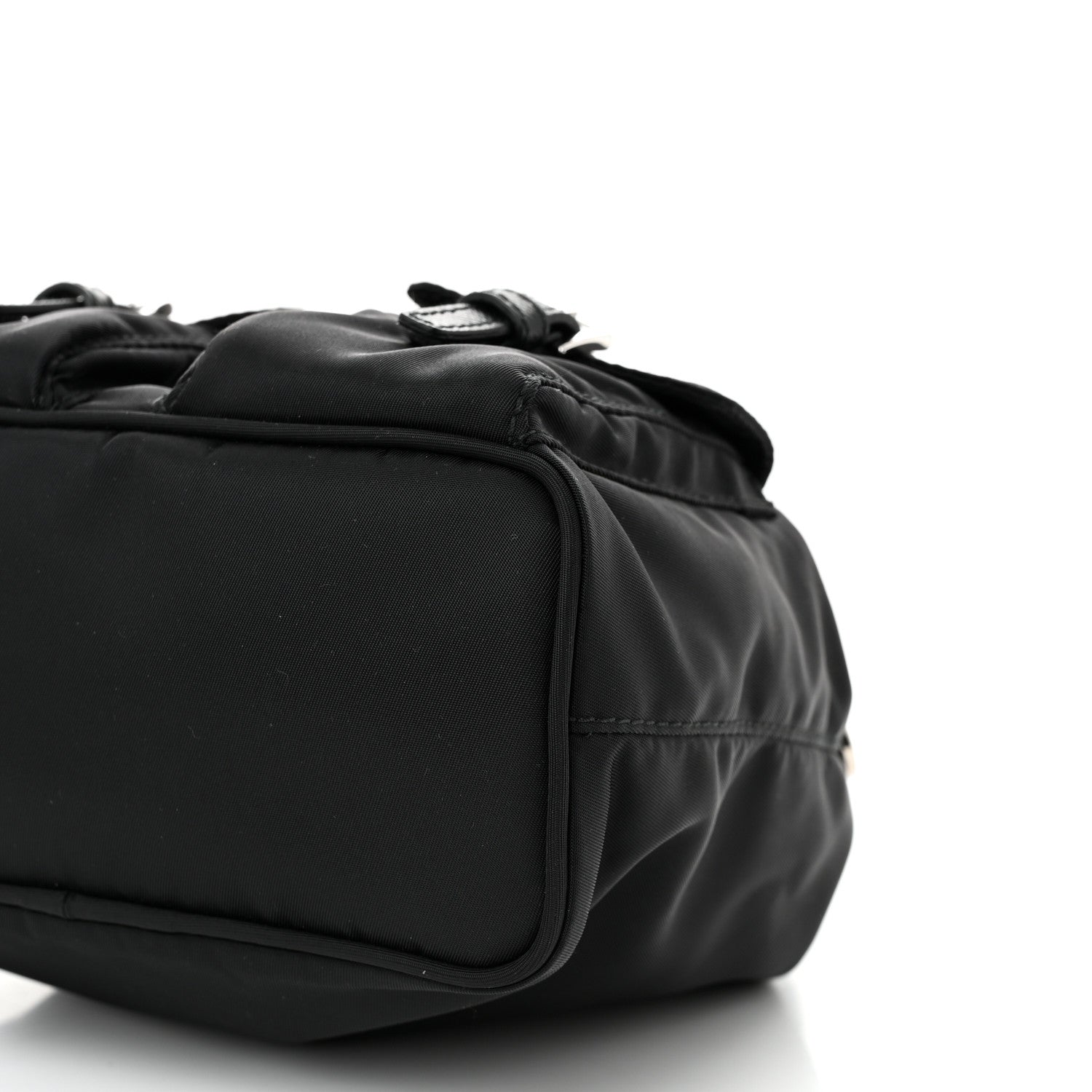 Prada Nylon Vela Mini Crossbody Backpack Black 11 of 11