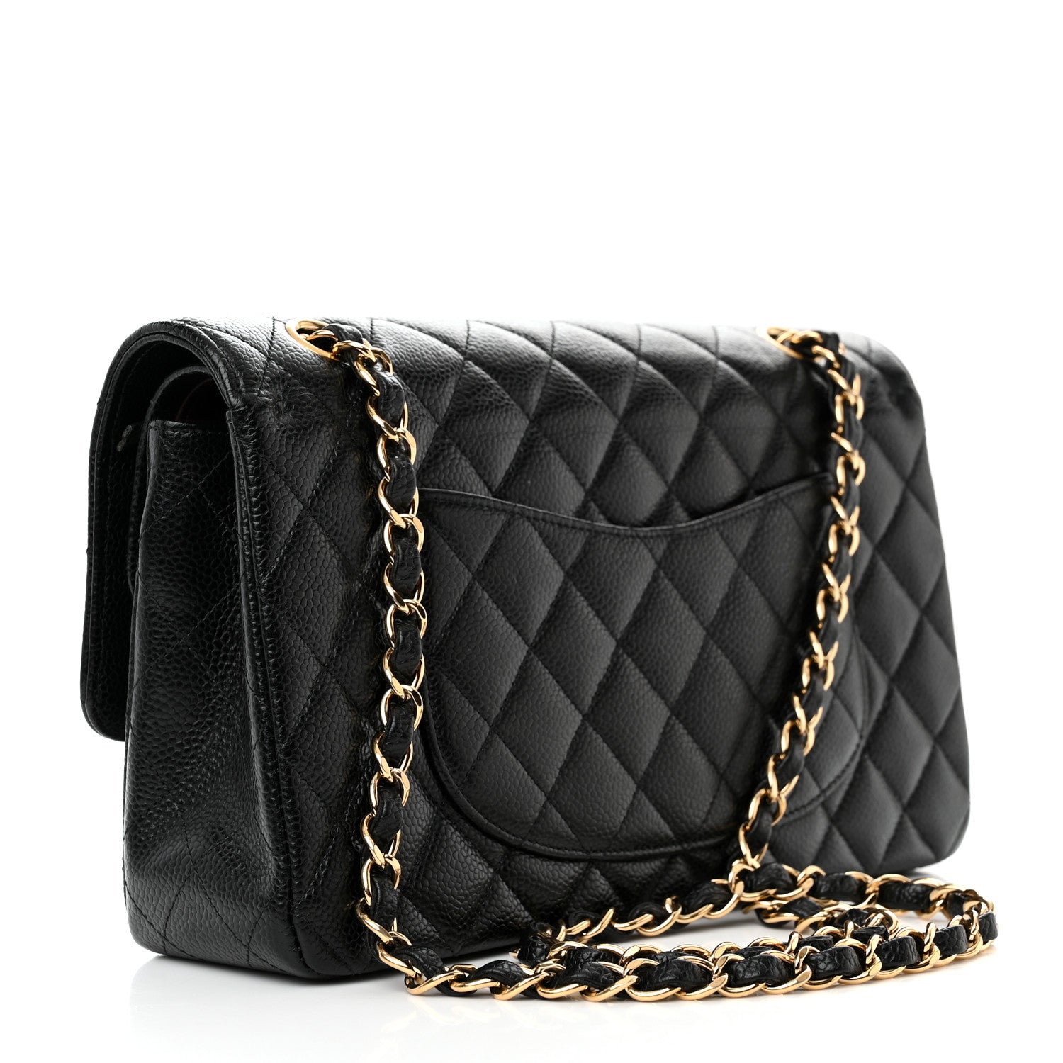 Chanel Caviar Quilted Medium Double Flap Black 3 of 10