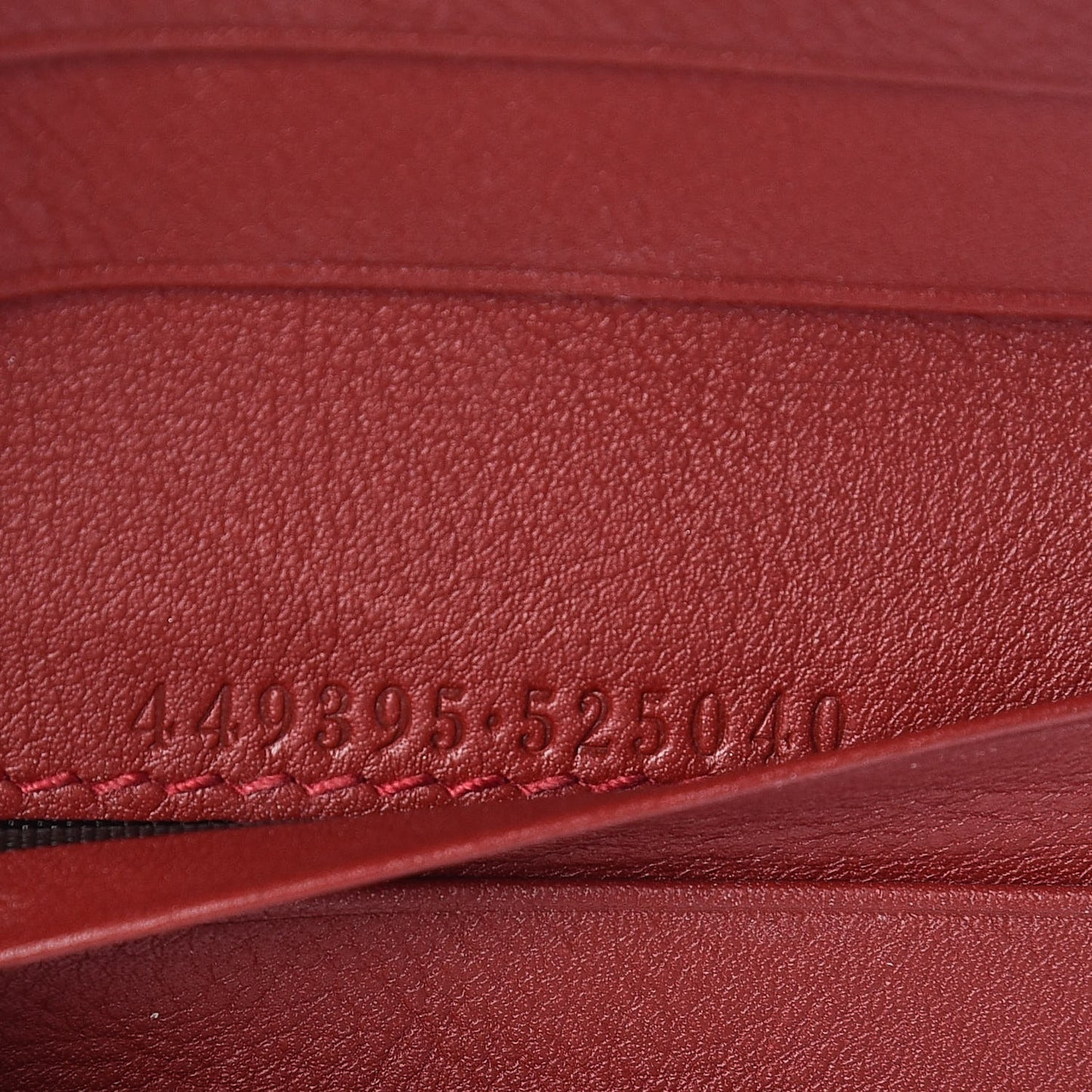 Microguccissima Compact Wallet Red