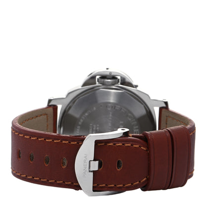 Panerai Stainless Steel Calfskin 44mm Luminor GMT Automatic Watch Black PAM00088 3 of 5
