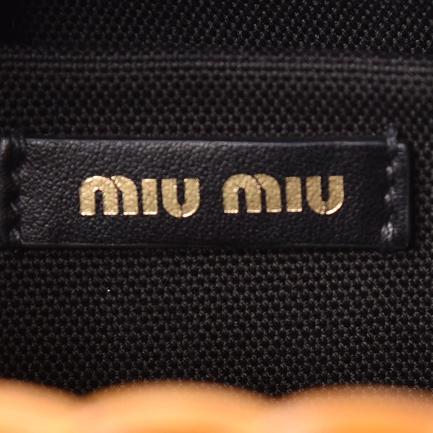 Miu Miu City Calfskin Wicker Midollino Bag Black 8 of 13