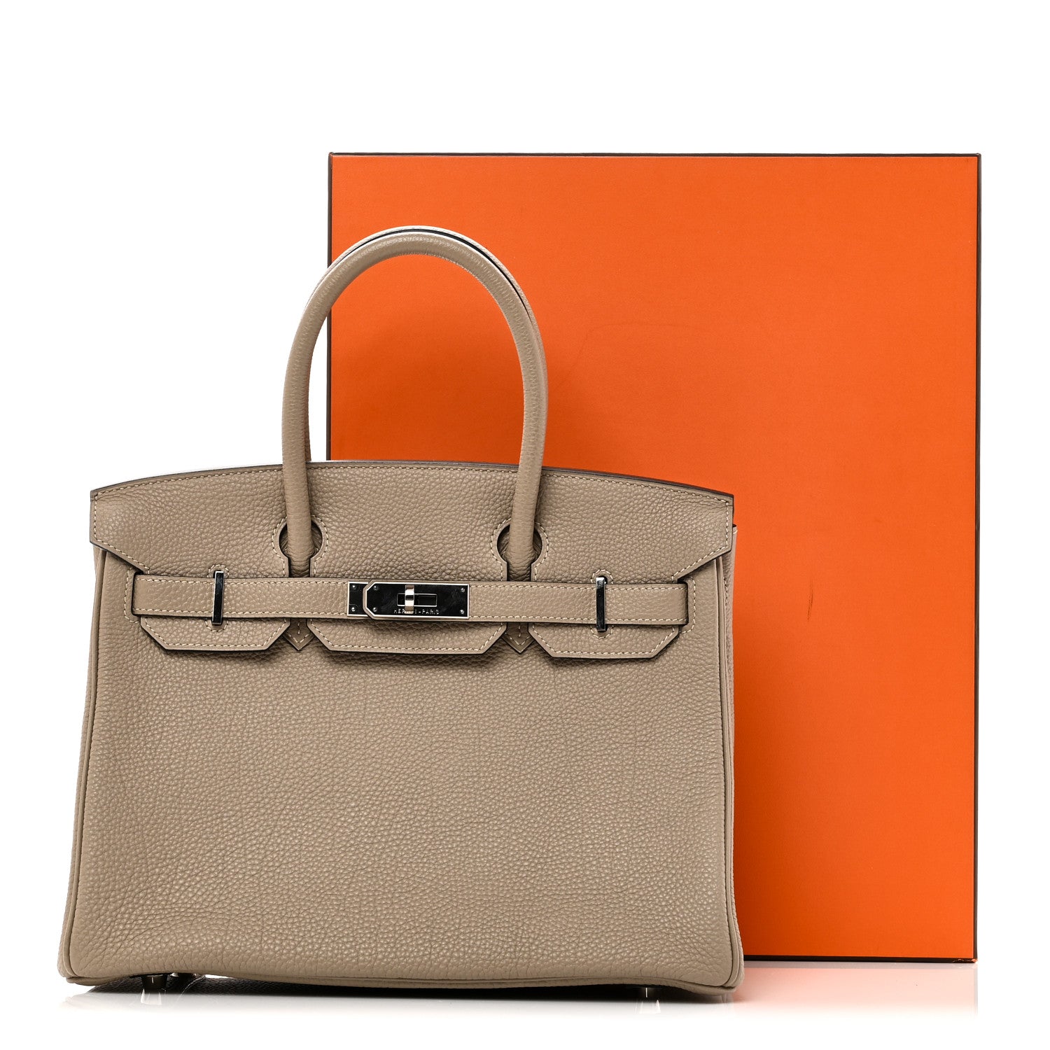 Hermes Togo BIRKIN 30 Gris Tourterelle 11 of 11