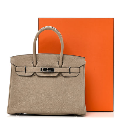 Hermes Togo BIRKIN 30 Gris Tourterelle 11 of 11